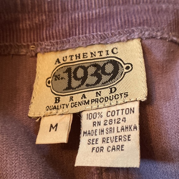 💕Authentic 1939 Brand Purple Corduroy dress💕 - Picture 6 of 6